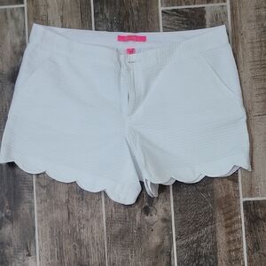 Lilly Pulitzer White Scalloped